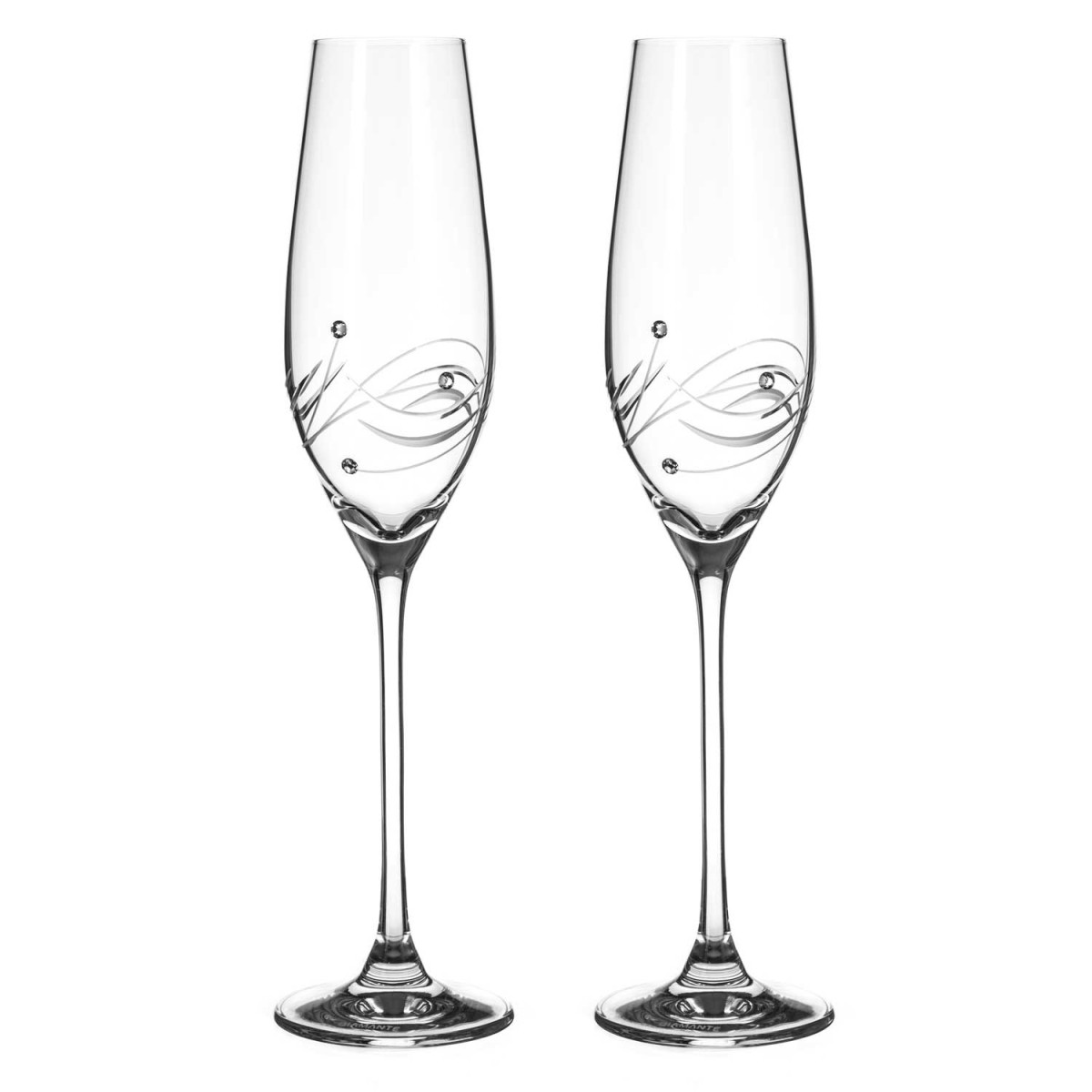 Lunar - dvě sklenice na šampaňské